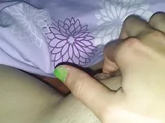 Ελαφρό χνούδι πρώην-gf fingering κλειτορίδα σε οργασμό (pov)
